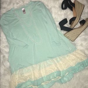Boutique Shirt with lace!